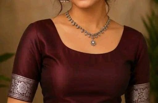 New Launch By Saroza Silk™ Premium Quality Banarsi Satin Silk With Full 360 CM Embroidery Work